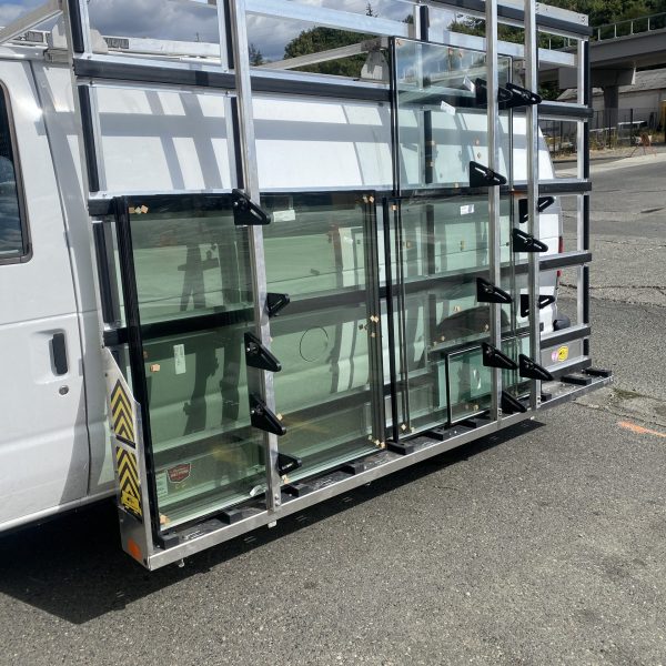 A truck transporting new windows. Commercial Glass Repair Services in Federal Way, WA., Commercial Glass Repair Services in Federal Way, WA., Window Replacement Services in University Place, Window Replacement Services in University Place, commercial window replacement near me