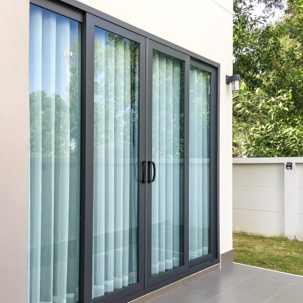 Two glass doors with closed blinds., Glass Door Replacement Services in Gig Harbor, Glass Door Replacement Services in Gig Olympia, Glass Door Replacement Services in Gig Tacoma, Glass Door Replacement Services in Gig Lacey, Glass Door Replacement Services in Gig Browns Point, Glass Door Replacement Services in Fox Island, Glass Door Replacement Services in Dupont, Glass Door Replacement Services in Steilacoom, Custom Shower Glass Services in Lakewood