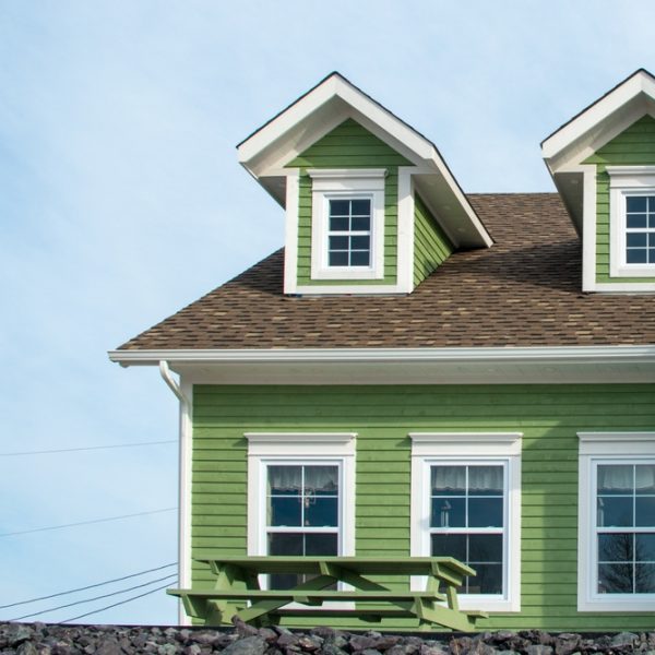 Two,Small,Single,Hung,Windows,Under,Gable,Or,Triangle,Shaped